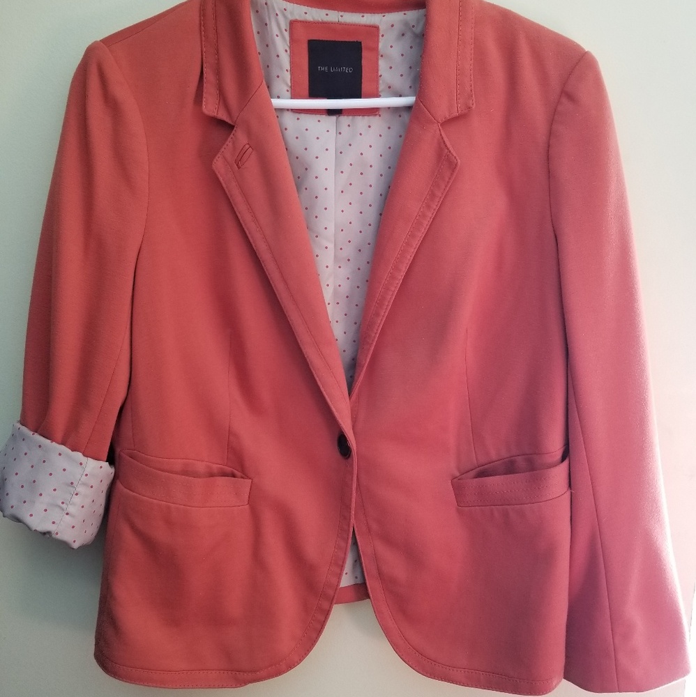 The Limited Orange Blazer